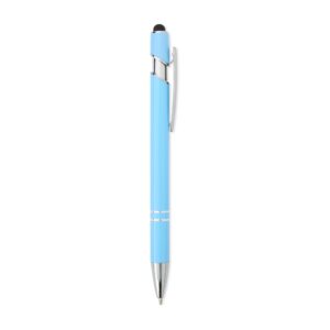 Caneta Metal Touch Personalizada Mod.3 Azul Claro | Personalizado com Logo | Personizi
