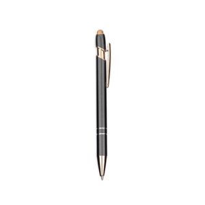 Caneta Metal Touch 14x2cm Personalizada Cinza | Personalizado com Logo | Personizi