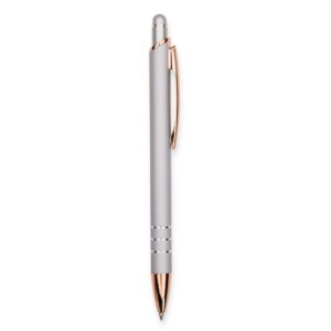 Caneta Metal Touch 14x1cm Personalizada prata | Personalizado com Logo | Personizi