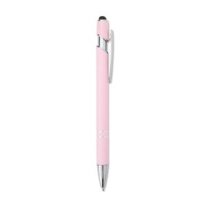 Caneta Metal Touch Personalizada Mod.3 Rosa Claro | Personalizado com Logo | Personizi