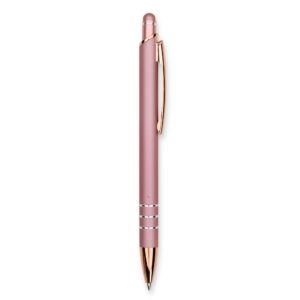 Caneta Metal Touch 14x1cm Personalizada Rosa | Personalizado com Logo | Personizi