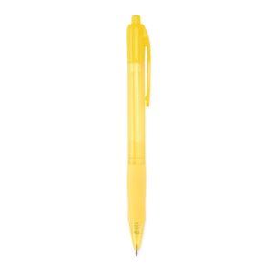 Caneta Plástica 1x5cm Personalizada Amarelo | Personalizado com Logo | Personizi