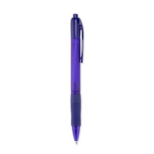 Caneta Plástica 1x5cm Personalizada Azul | Personalizado com Logo | Personizi