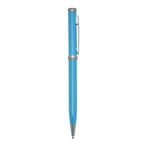 Caneta Metal Mod.07 Personalizada Azul Claro | Personalizado com Logo | Personizi
