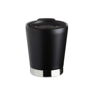 Copo Inox Parede Dupla 300ml Personalizado Preto | Personalizado com Logo | Personizi