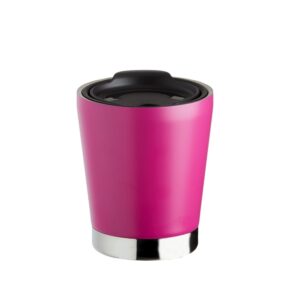 Copo Inox Parede Dupla 300ml Personalizado Rosa Escuro | Personalizado com Logo | Personizi