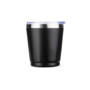 Copo Térmico 200ml Personalizado Preto | Personalizado com Logo | Personizi