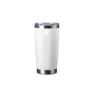 Copo Térmico 520ml Personalizado Branco | Personalizado com Logo | Personizi