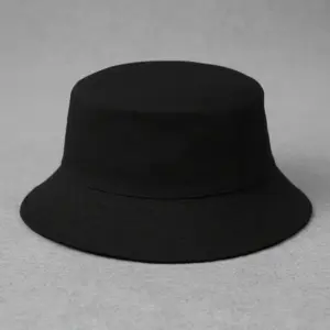 Chapéu Bucket Feminino Masculino Boné Praia Proteção Solar Preto | Personalizado com Logo | Personizi
