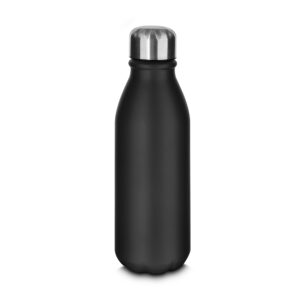 Garrafa Alumínio Personalizada 550ml Preto | Personalizado com Logo | Personizi