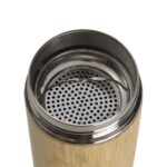 Garrafa Bambu Térmica com Infusor 500ml Personalizada | Personalizado com Logo | Personizi