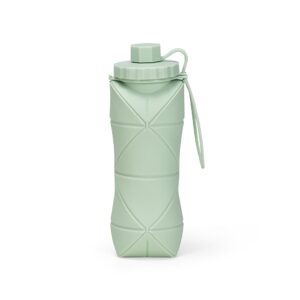 Garrafa Dobrável Silicone Personalizada Verde | Personalizado com Logo | Personizi