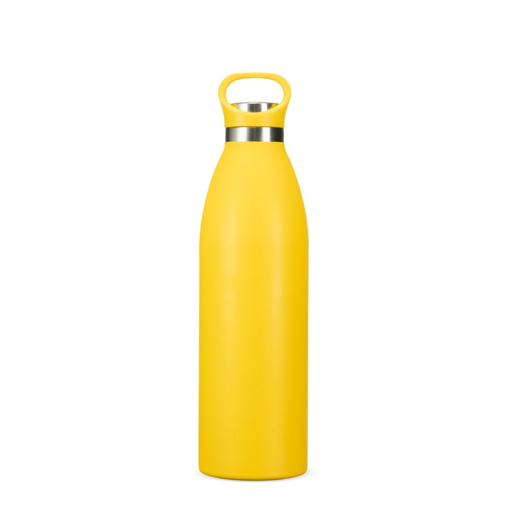 Garrafa Térmica Personalizada Mod.2 Amarelo | Personalizado com Logo | Personizi