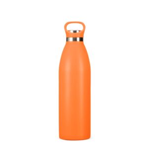 Garrafa Térmica Personalizada Mod.2 Laranja | Personalizado com Logo | Personizi