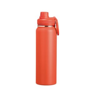 Garrafa Térmica Personalizada Laranja | Personalizado com Logo | Personizi