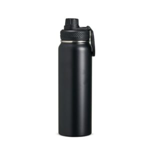 Garrafa Térmica Personalizada Preto | Personalizado com Logo | Personizi