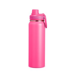 Garrafa Térmica Personalizada Rosa Escuro | Personalizado com Logo | Personizi