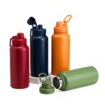 Garrafa Térmica 1Litro Inox Personalizada Mod.3 | Personalizado com Logo | Personizi