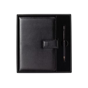 Kit Executivo 2 Peças 23x21cm Personalizado Preto | Personalizado com Logo | Personizi