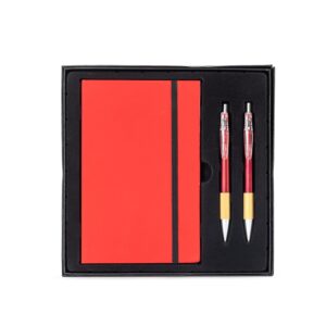 Kit Executivo 3 Peças 21x21cm Personalizado Vermelho | Personalizado com Logo | Personizi