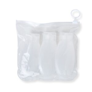 Kit Viagem 3 Peças Personalizado Transparente | Personalizado com Logo | Personizi
