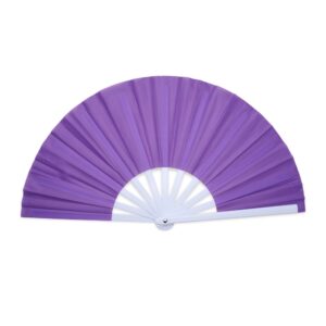 Leque de Plástico 54x4cm Personalizado Roxo | Personalizado com Logo | Personizi