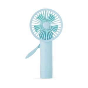 Mini Ventilador Manual 4x2cm Personalizado Azul Claro | Personalizado com Logo | Personizi
