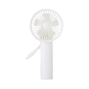Mini Ventilador Manual 4x2cm Personalizado Branco | Personalizado com Logo | Personizi