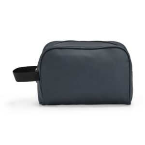 Nécessaire Couro Sintético 10x25cm Personalizado Cinza Escuro | Personalizado com Logo | Personizi