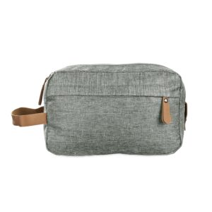 Nécessaire Poliéster 12x24cm Personalizado Cinza | Personalizado com Logo | Personizi