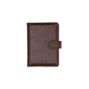 Porta-Passaporte PU 15x12cm Personalizado Marrom | Personalizado com Logo | Personizi
