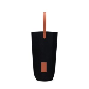Porta-Vinho Feltro 9x16cm Personalizado Preto | Personalizado com Logo | Personizi