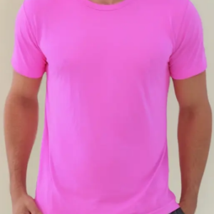 Camiseta Dry Fit Masculina 100% Poliamida Rosa | Personalizado com Logo | Personizi