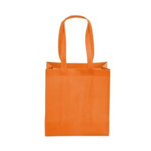 Sacola TNT Laminado 60x27cm Personalizada Laranja | Personalizado com Logo | Personizi