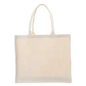 Sacola de Lona 19x36cm Personalizada Bege | Personalizado com Logo | Personizi