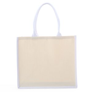 Sacola de Lona 19x36cm Personalizada Branco | Personalizado com Logo | Personizi
