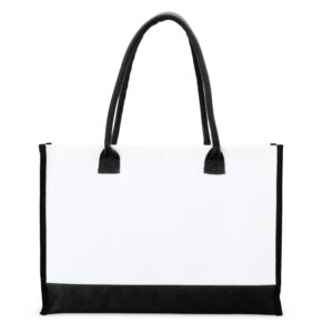 Sacola de Lona 13x43cm Personalizada Preto | Personalizado com Logo | Personizi
