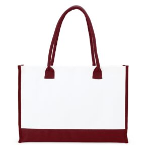 Sacola de Lona 13x43cm Personalizada Vinho | Personalizado com Logo | Personizi