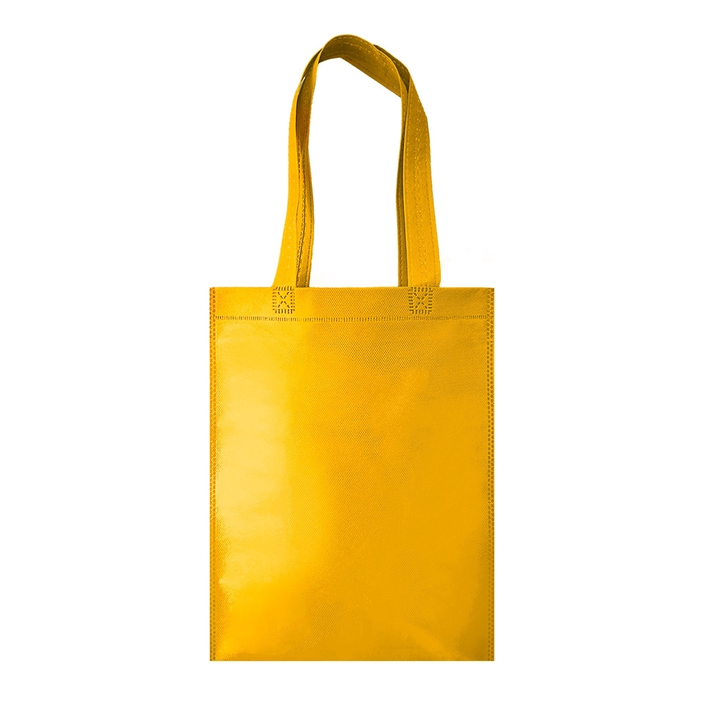 Sacola de TNT 35x26,9cm Personalizada Amarelo | Personalizado com Logo | Personizi