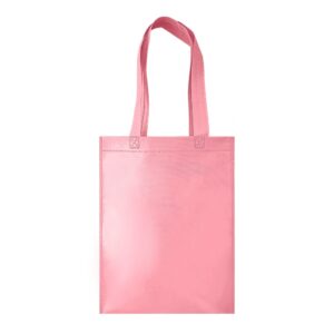 Sacola de TNT 35x26,9cm Personalizada Rosa Claro | Personalizado com Logo | Personizi
