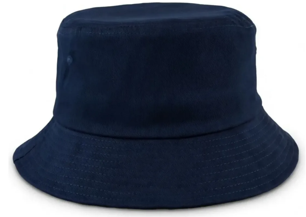 Chapéu Bucket Hat Básico Liso Unissex Proteção Azul Marinho | Personalizado com Logo | Personizi