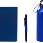 Kit com Squeeze, Caneta e Bloco para Anotações Personalizada | Personalizado com Logo | Personizi