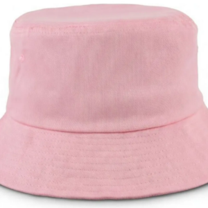 Chapéu Bucket Hat Básico Liso Unissex Proteção Rosa Claro | Personalizado com Logo | Personizi