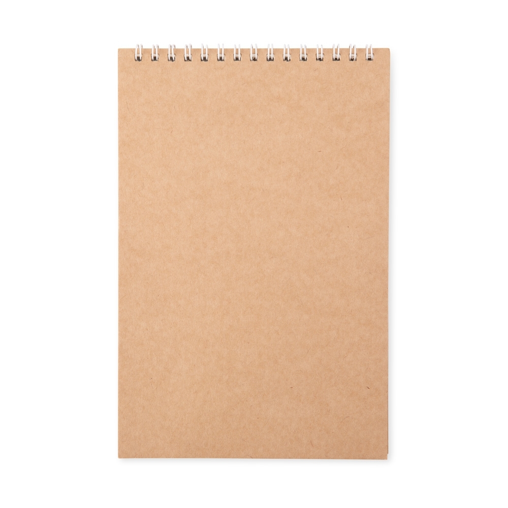 Bloco de Anotações Kraft 22x14cm Personalizado Kraft | Personalizado com Logo | Personizi