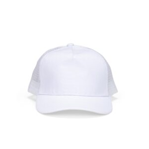Boné Poliéster Aba Curva com Tela Personalizado Mod.2 Branco | Personalizado com Logo | Personizi