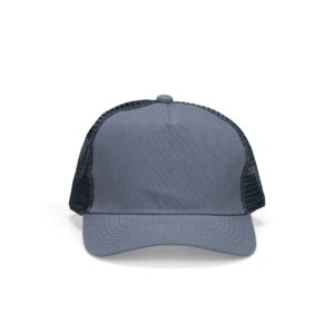 Boné Poliéster Aba Curva com Tela Personalizado Mod.2 Cinza | Personalizado com Logo | Personizi