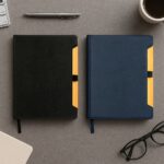 Caderneta Couro Sintético 21x16cm Personalizado | Personalizado com Logo | Personizi
