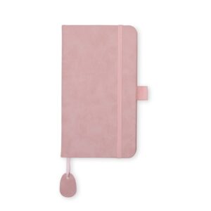 Caderneta Emborrachada 17x9cm Personalizado Rosa | Personalizado com Logo | Personizi