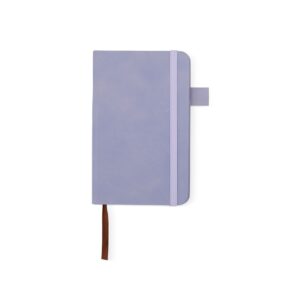 Caderneta em PU 14x9cm Personalizado Roxo | Personalizado com Logo | Personizi