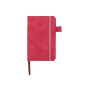 Caderneta em PU 14x9cm Personalizado Vermelho | Personalizado com Logo | Personizi